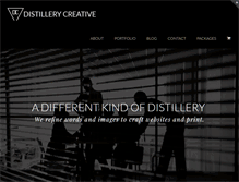 Tablet Screenshot of distillerycreative.com